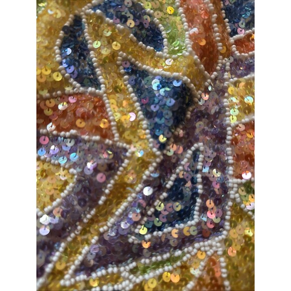 Vtg Seguin Skirt 6 Mosaic Geometric Bright Colorful Artsy Designer Eras - Picture 2 of 7